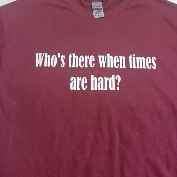 Medium burgundy short sleeve tee shirt by Gangsta & Gentleman LLC. - Picture 2 of 4